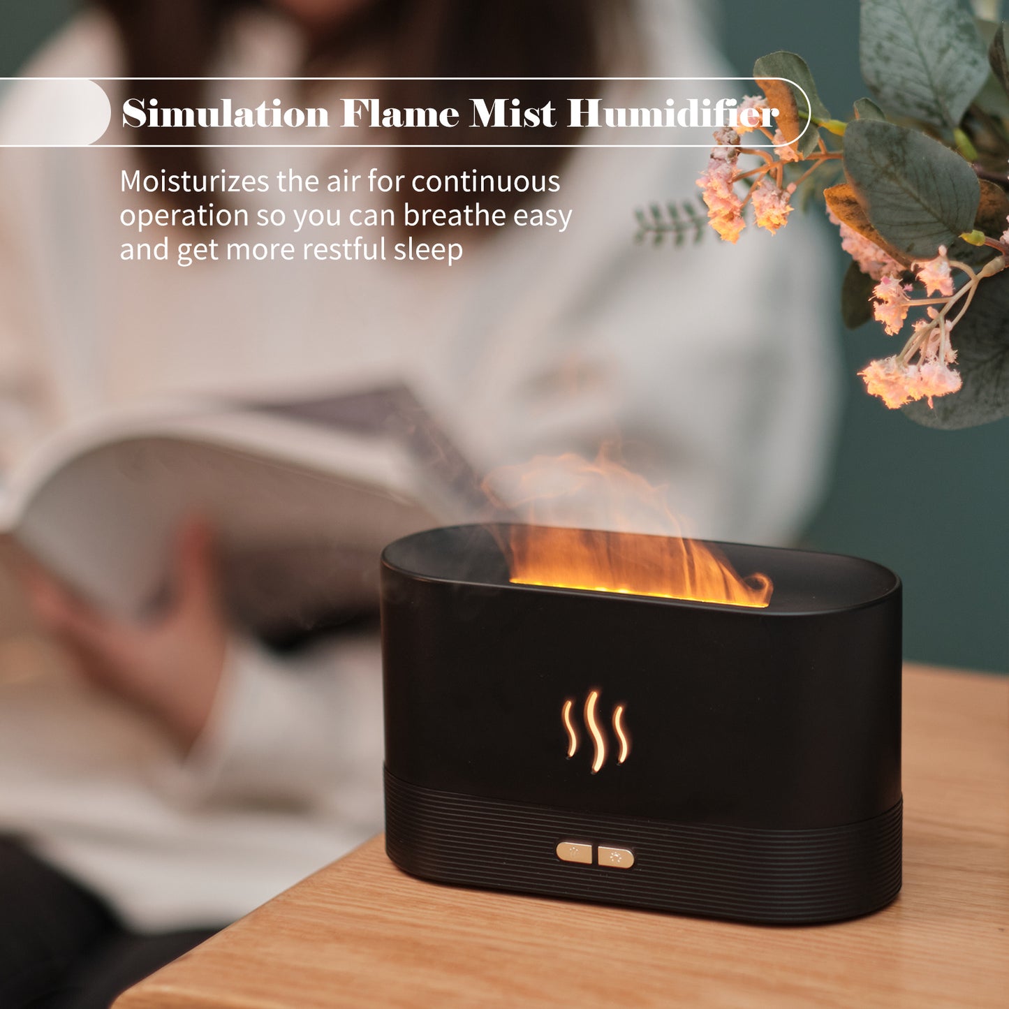 Aromatherapy Diffuser With flame effect